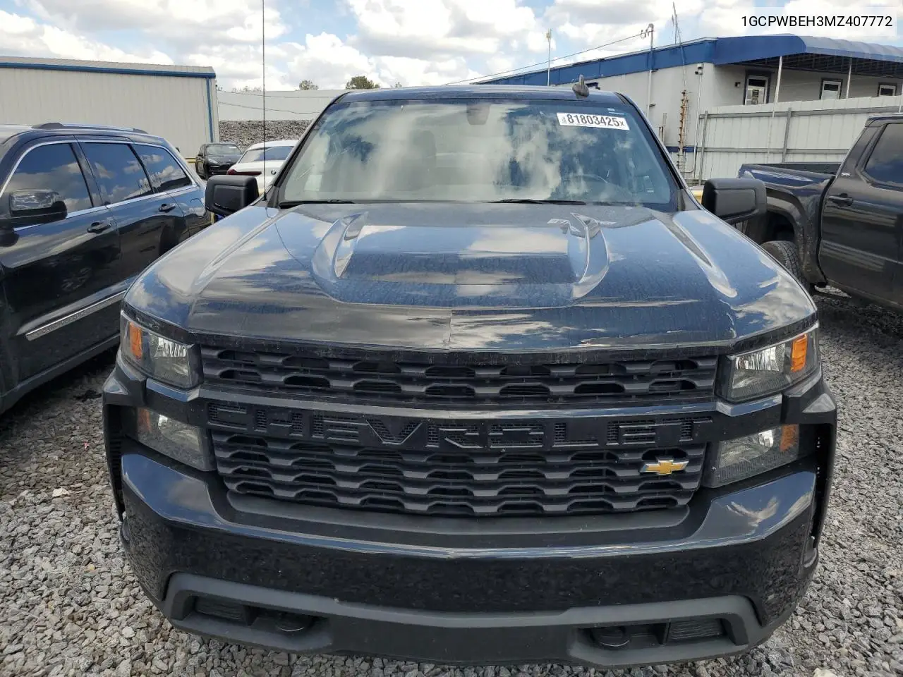 1GCPWBEH3MZ407772 2021 Chevrolet Silverado C1500 Custom