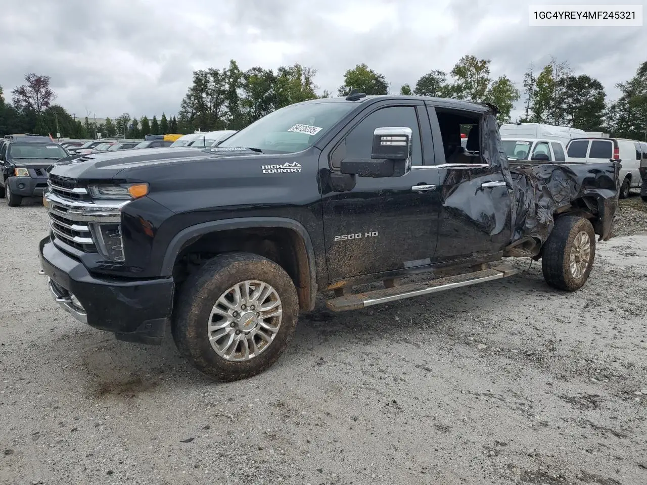 1GC4YREY4MF245321 2021 Chevrolet Silverado K2500 High Country
