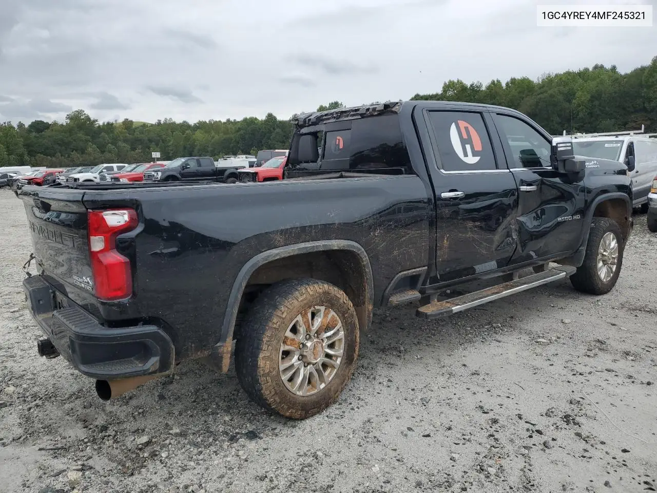 1GC4YREY4MF245321 2021 Chevrolet Silverado K2500 High Country