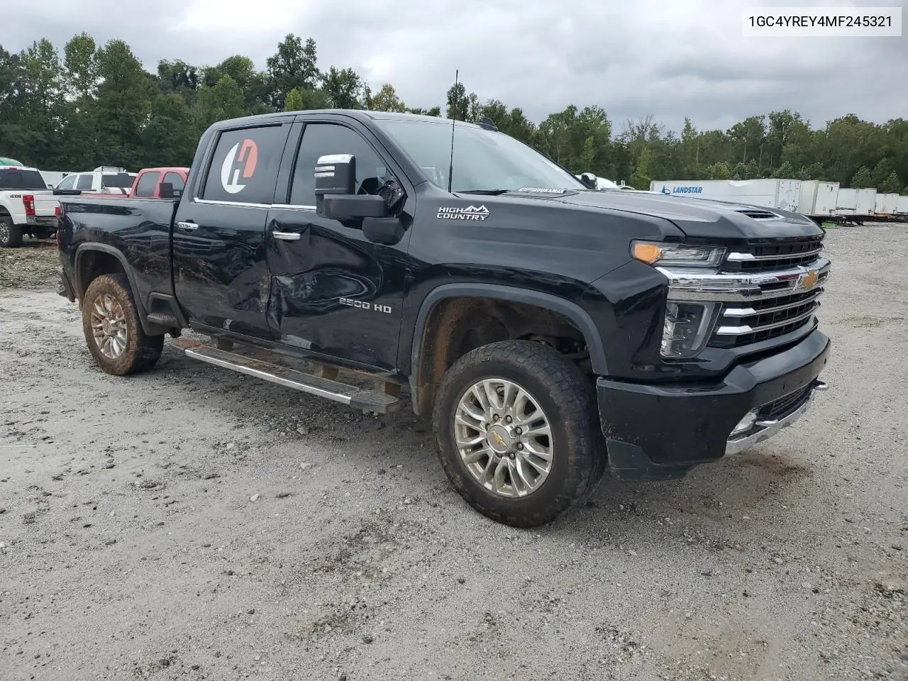 1GC4YREY4MF245321 2021 Chevrolet Silverado K2500 High Country