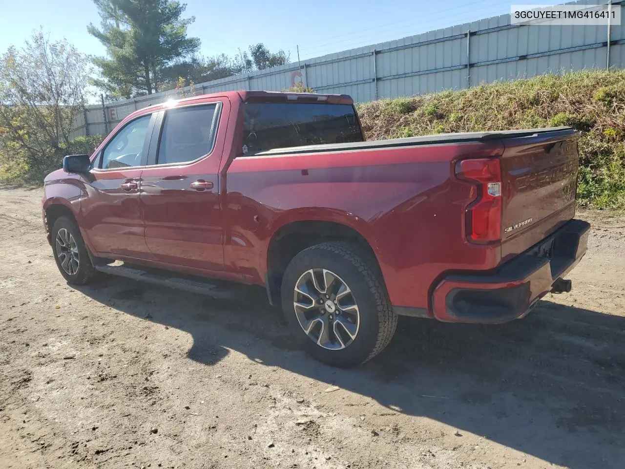 3GCUYEET1MG416411 2021 Chevrolet Silverado K1500 Rst