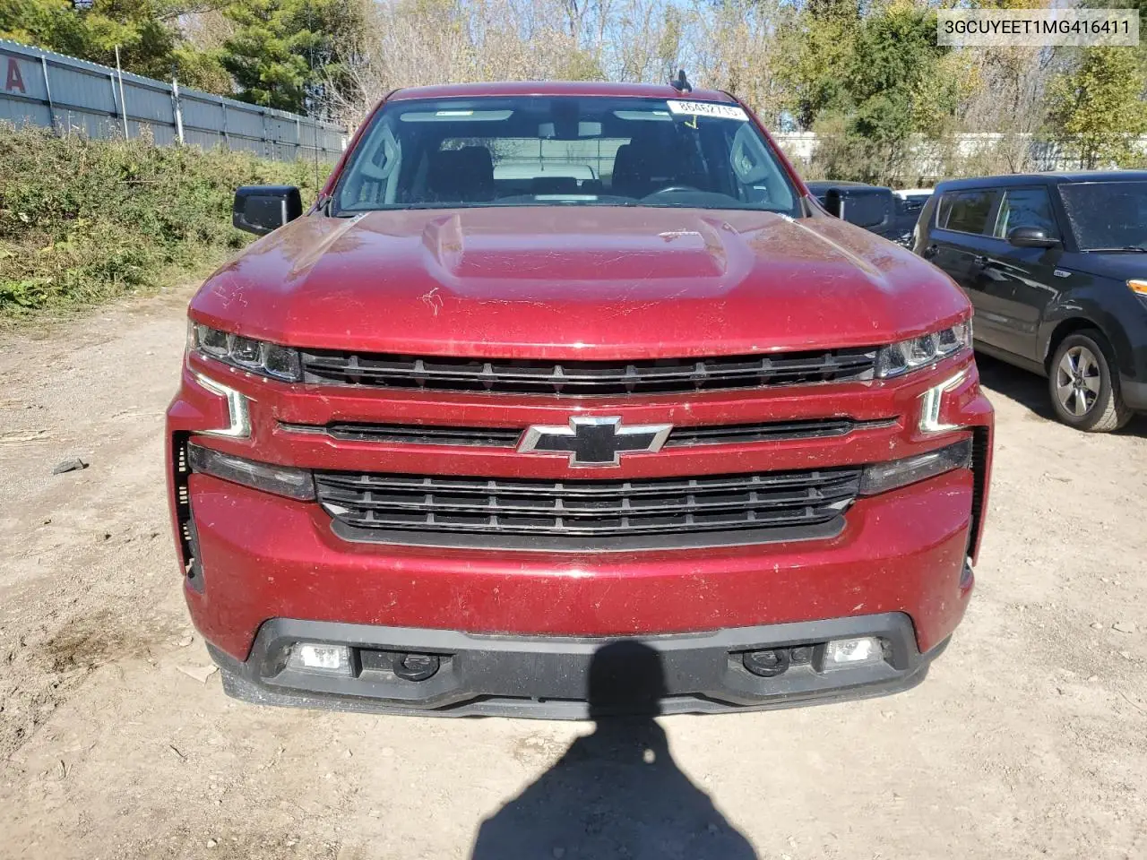 3GCUYEET1MG416411 2021 Chevrolet Silverado K1500 Rst