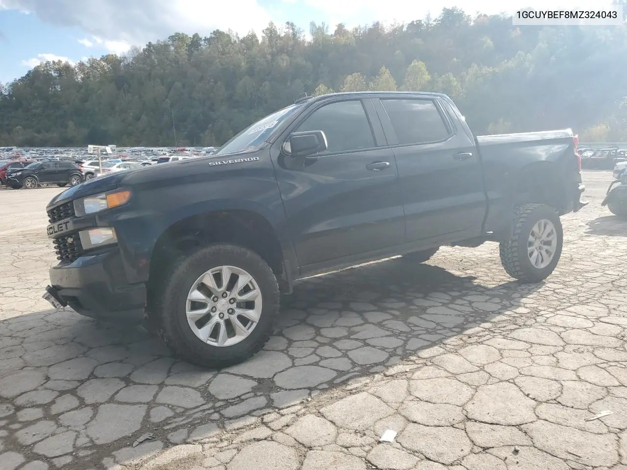 1GCUYBEF8MZ324043 2021 Chevrolet Silverado K1500 Custom