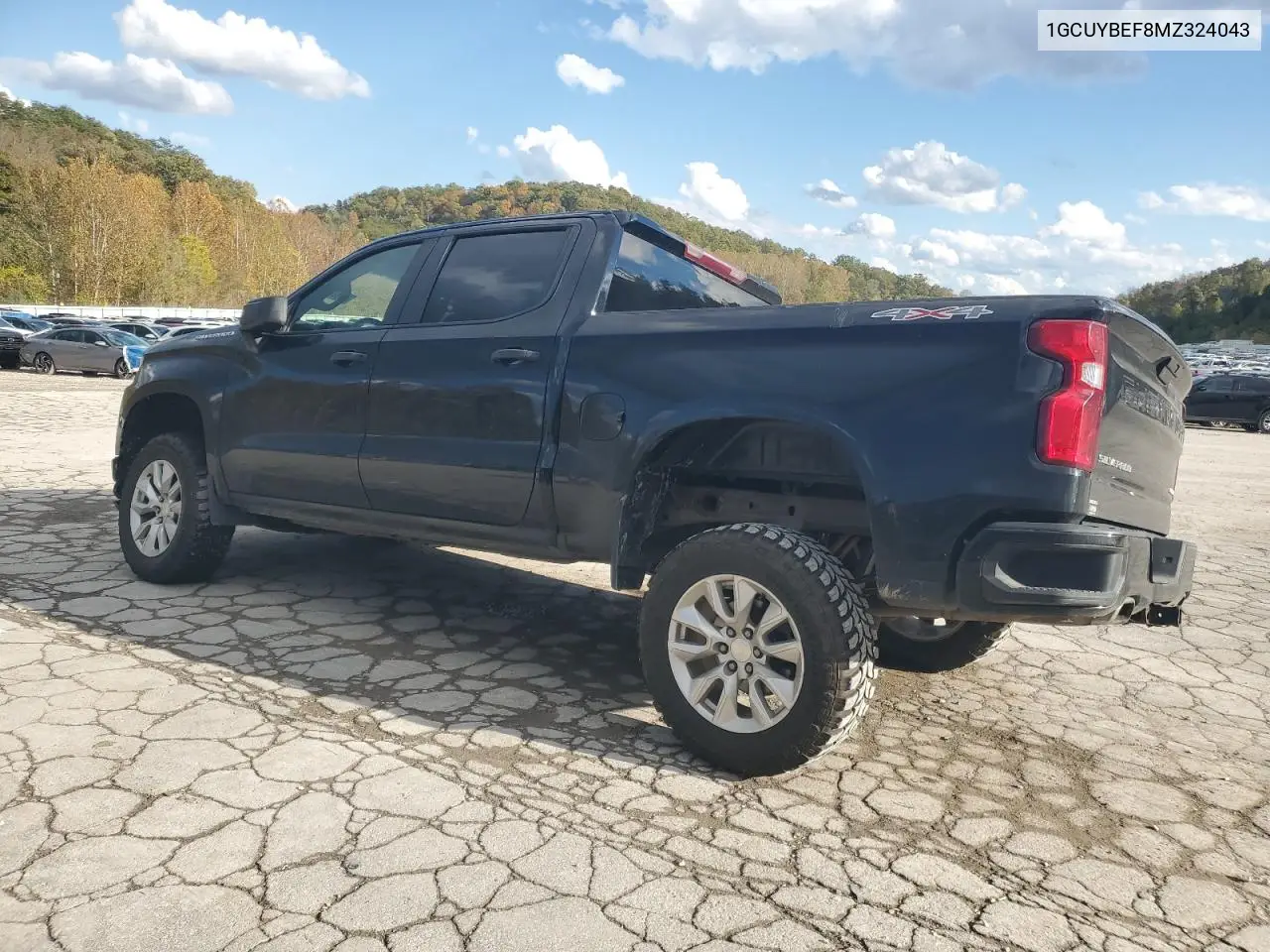1GCUYBEF8MZ324043 2021 Chevrolet Silverado K1500 Custom