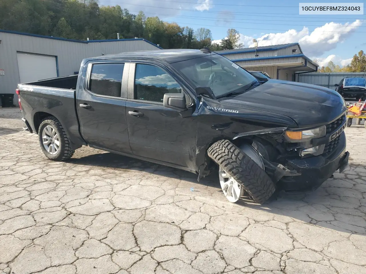 1GCUYBEF8MZ324043 2021 Chevrolet Silverado K1500 Custom