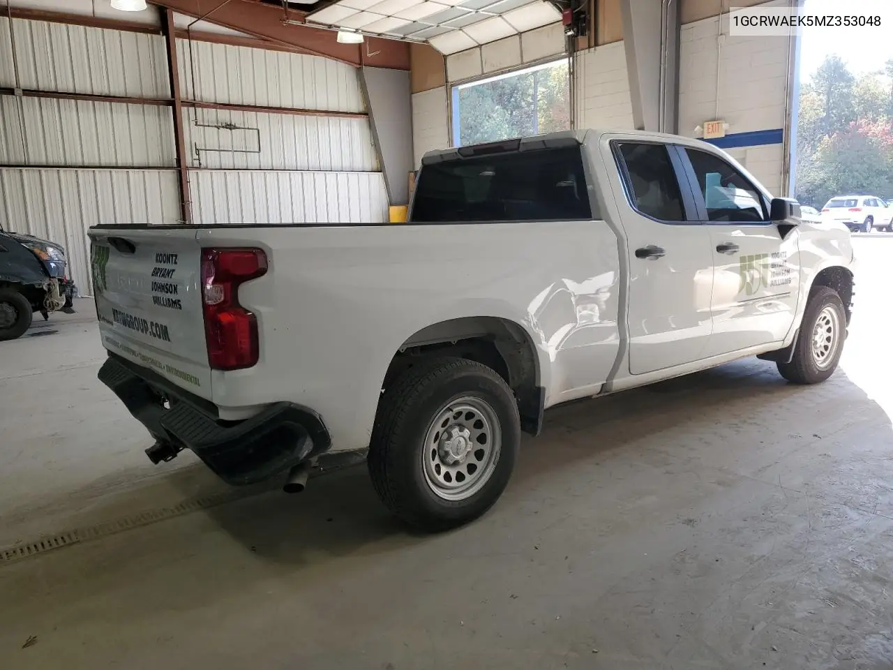 1GCRWAEK5MZ353048 2021 Chevrolet Silverado C1500