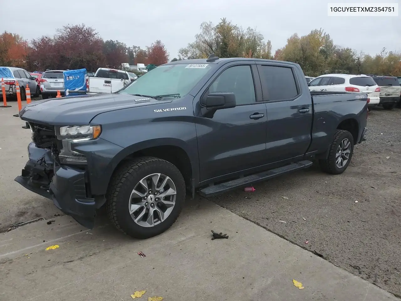 1GCUYEETXMZ354751 2021 Chevrolet Silverado K1500 Rst