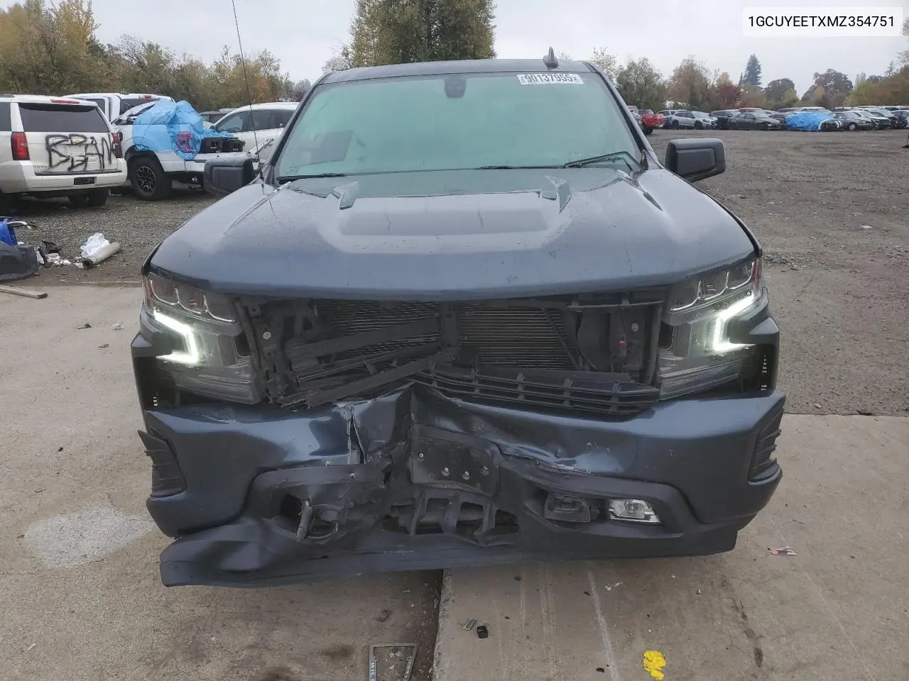1GCUYEETXMZ354751 2021 Chevrolet Silverado K1500 Rst