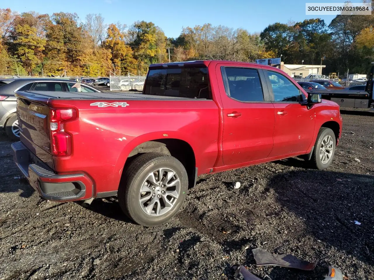 3GCUYEED3MG219684 2021 Chevrolet Silverado K1500 Rst