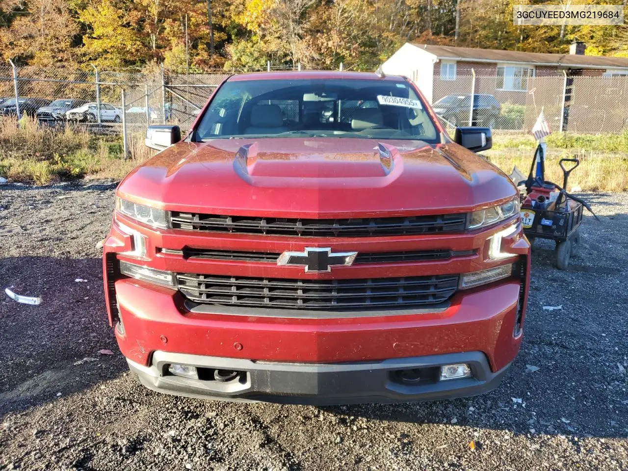 3GCUYEED3MG219684 2021 Chevrolet Silverado K1500 Rst