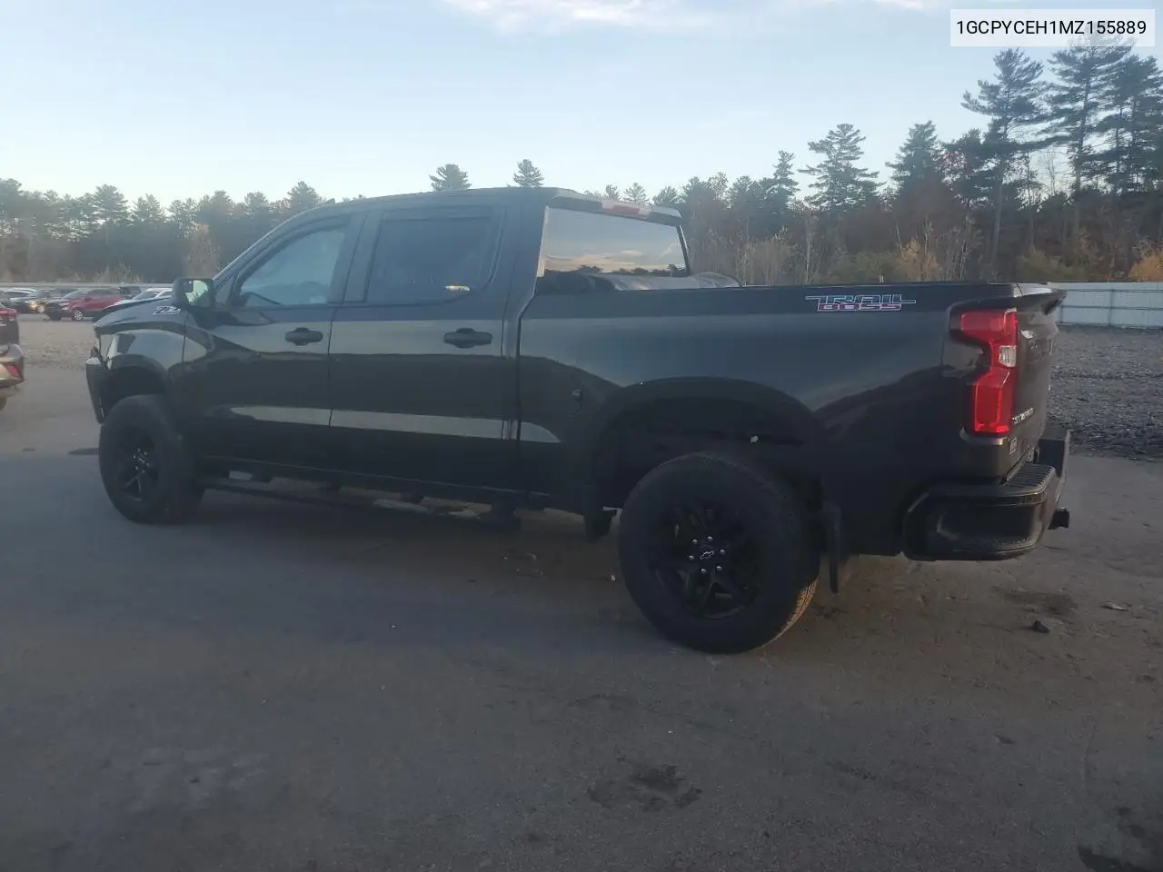 1GCPYCEH1MZ155889 2021 Chevrolet Silverado K1500 Trail Boss Custom