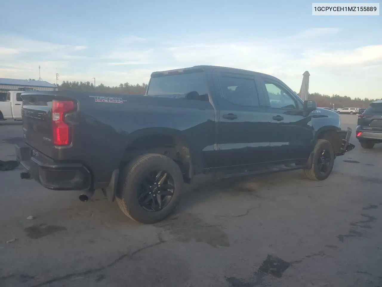 1GCPYCEH1MZ155889 2021 Chevrolet Silverado K1500 Trail Boss Custom