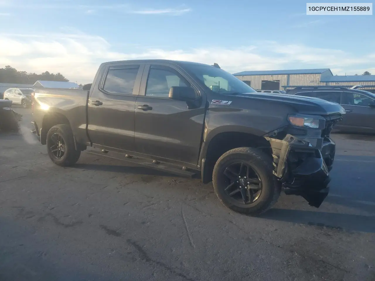 1GCPYCEH1MZ155889 2021 Chevrolet Silverado K1500 Trail Boss Custom