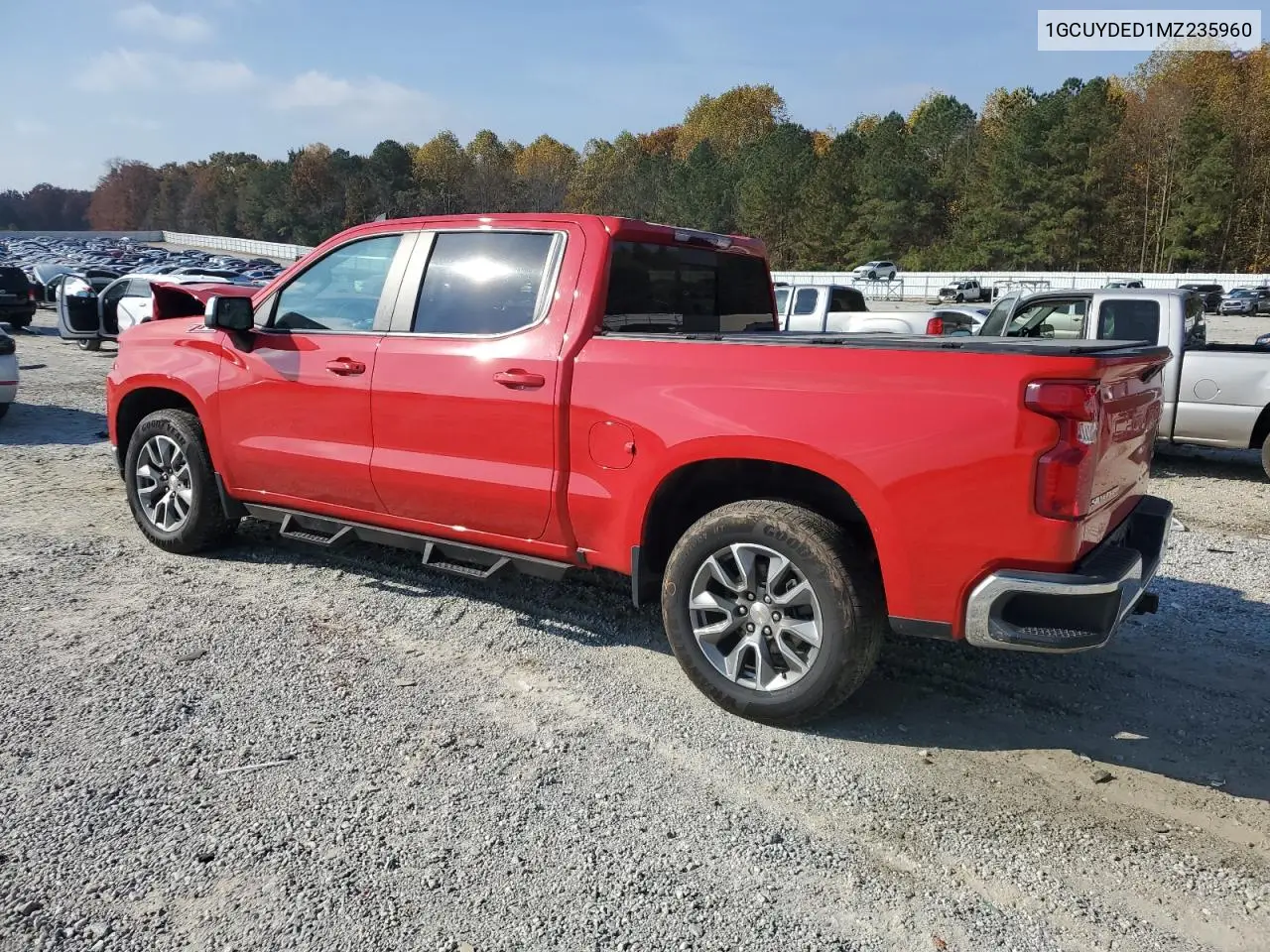 1GCUYDED1MZ235960 2021 Chevrolet Silverado K1500 Lt