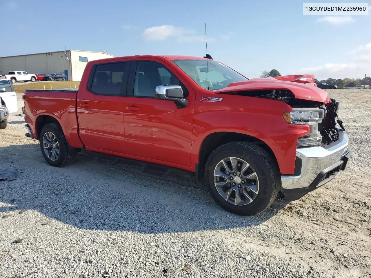 1GCUYDED1MZ235960 2021 Chevrolet Silverado K1500 Lt