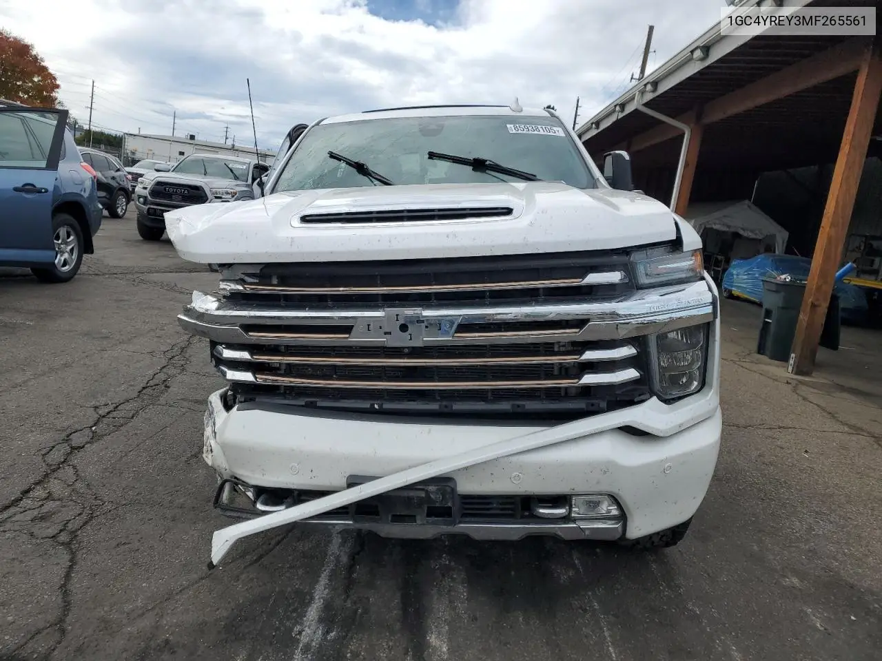 1GC4YREY3MF265561 2021 Chevrolet Silverado K2500 High Country
