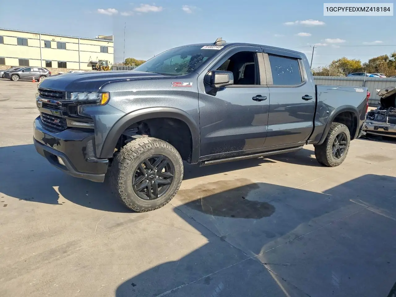 1GCPYFEDXMZ418184 2021 Chevrolet Silverado K1500 Lt Trail Boss