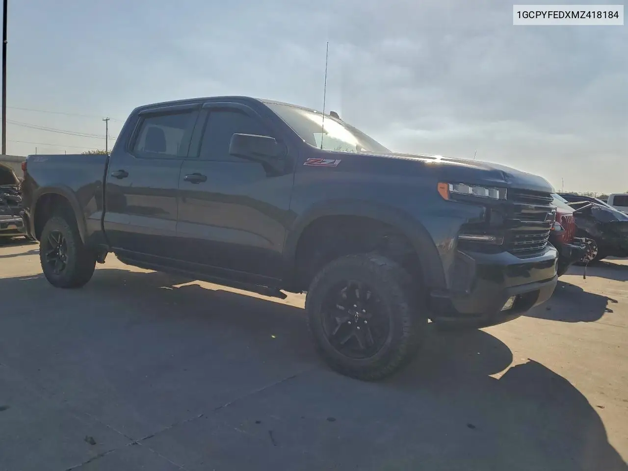 1GCPYFEDXMZ418184 2021 Chevrolet Silverado K1500 Lt Trail Boss