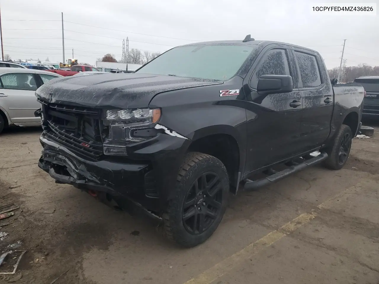 1GCPYFED4MZ436826 2021 Chevrolet Silverado K1500 Lt Trail Boss