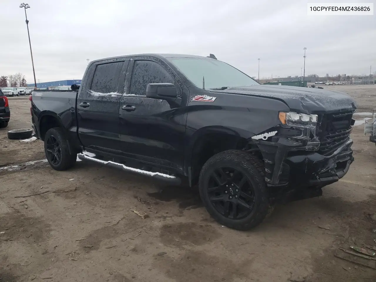1GCPYFED4MZ436826 2021 Chevrolet Silverado K1500 Lt Trail Boss
