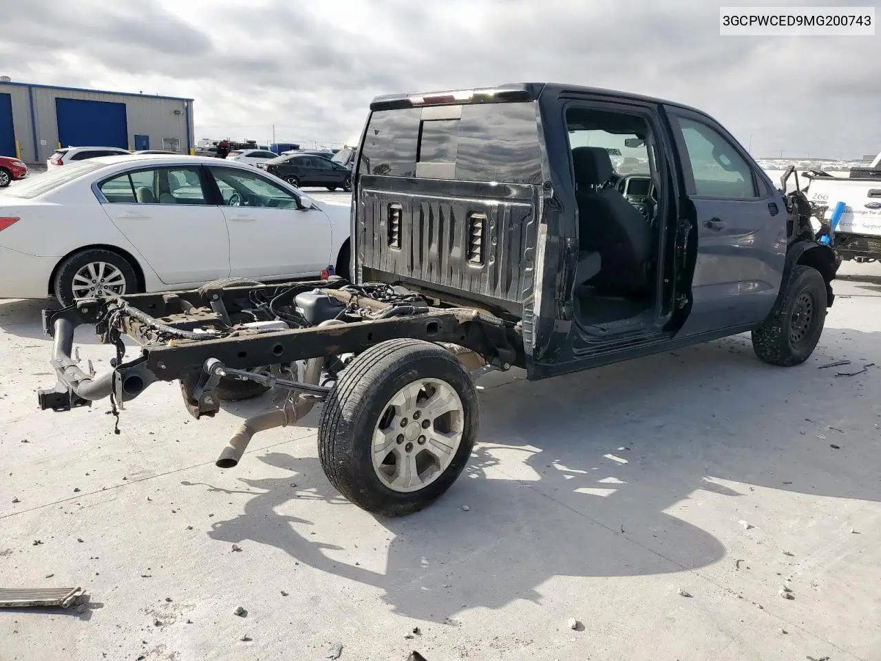 3GCPWCED9MG200743 2021 Chevrolet Silverado C1500 Lt