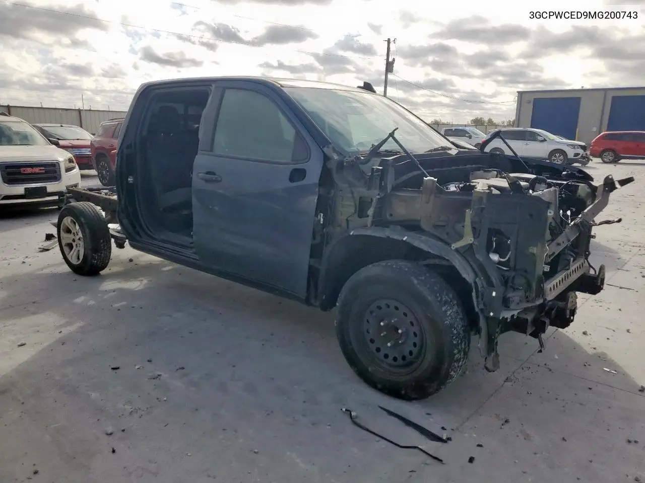 3GCPWCED9MG200743 2021 Chevrolet Silverado C1500 Lt