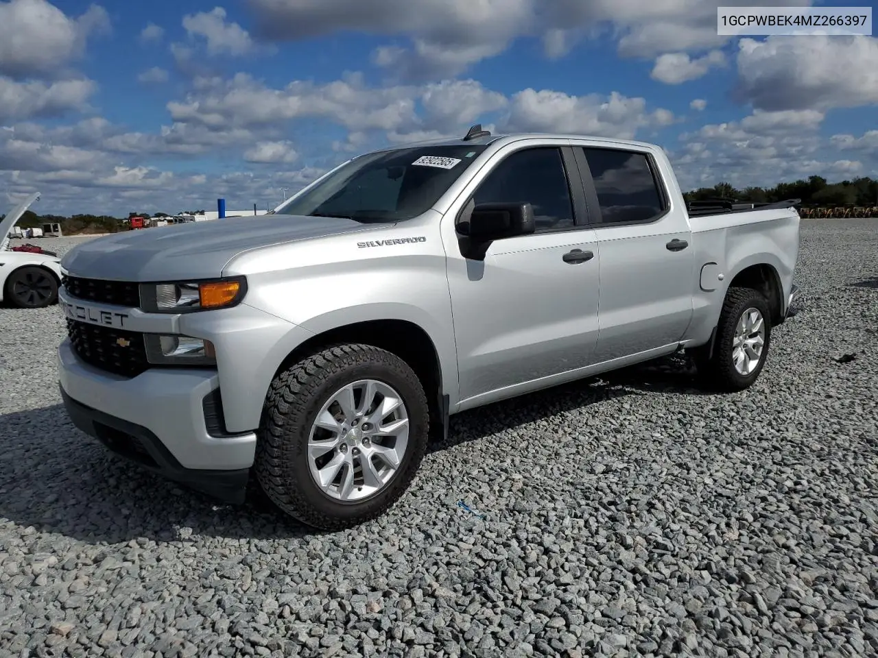 1GCPWBEK4MZ266397 2021 Chevrolet Silverado C1500 Custom