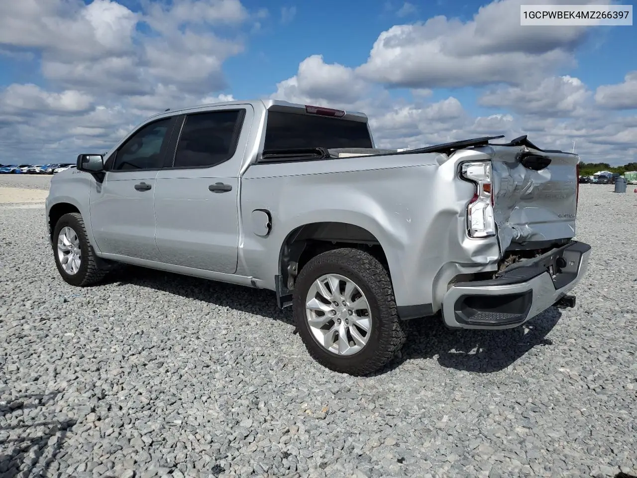 1GCPWBEK4MZ266397 2021 Chevrolet Silverado C1500 Custom