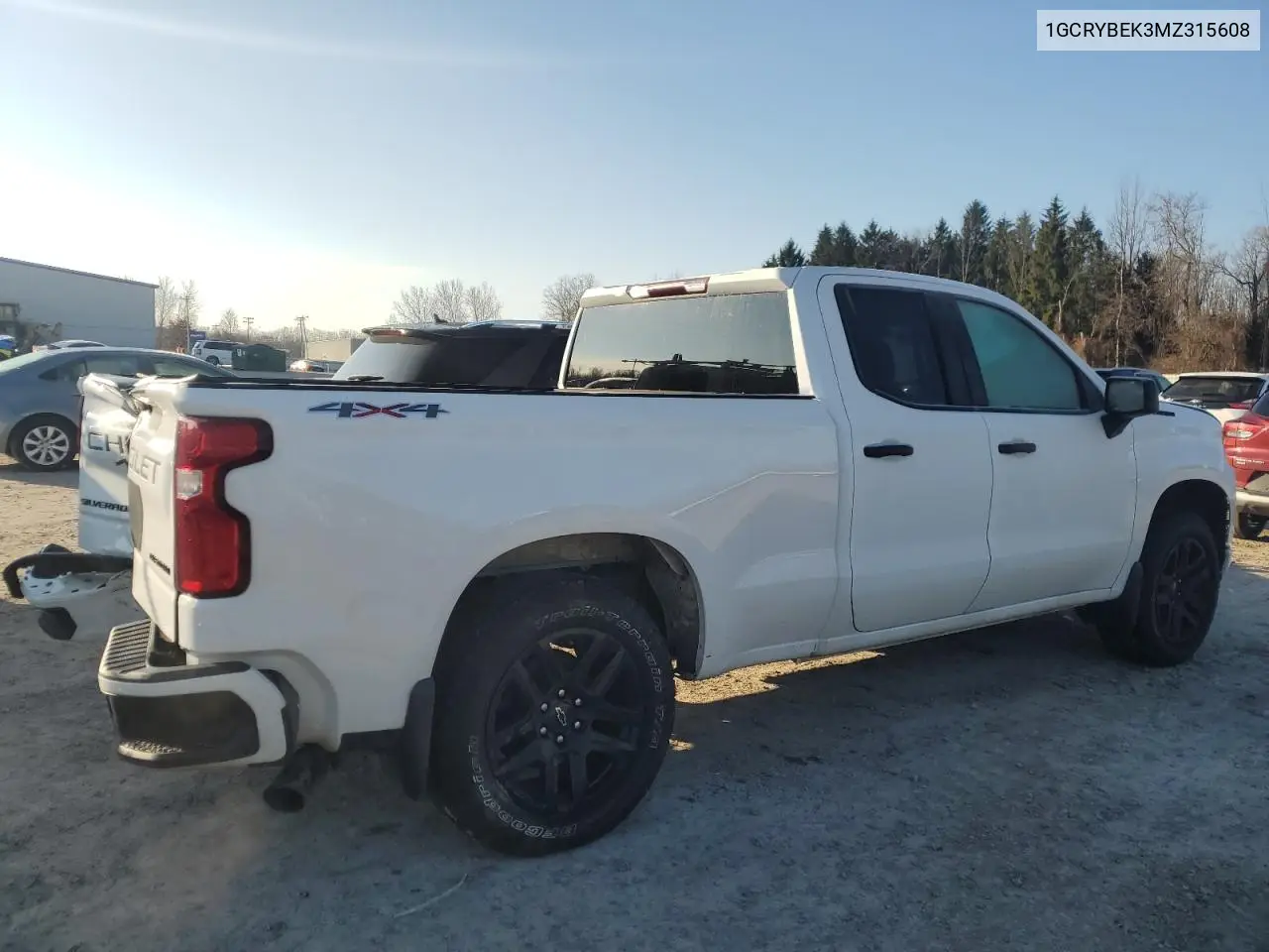 1GCRYBEK3MZ315608 2021 Chevrolet Silverado K1500 Custom