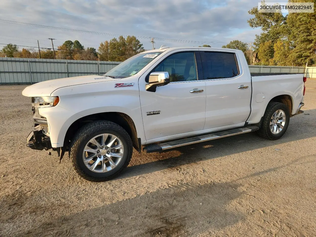 3GCUYGET8MG282945 2021 Chevrolet Silverado K1500 Ltz