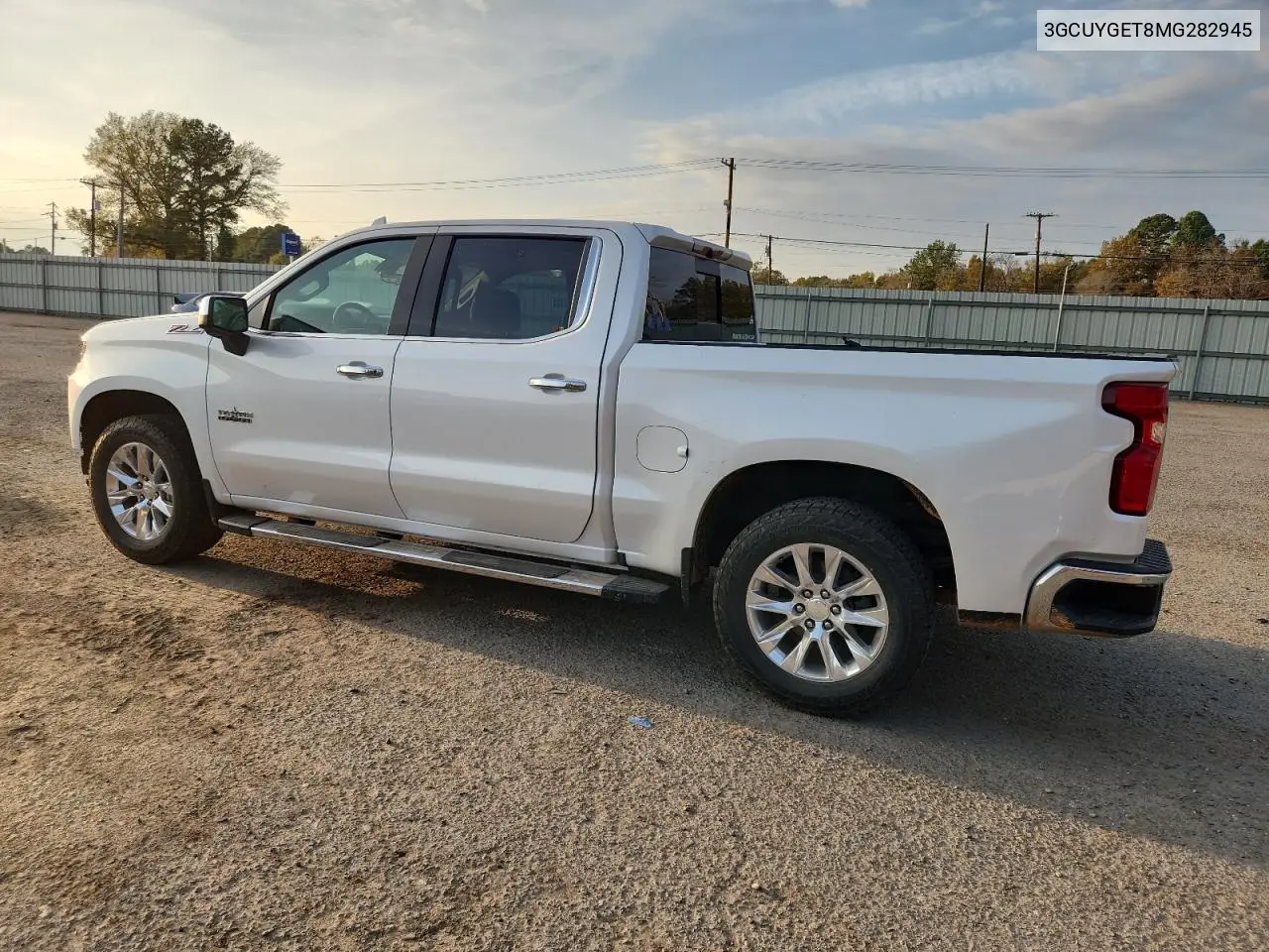 3GCUYGET8MG282945 2021 Chevrolet Silverado K1500 Ltz