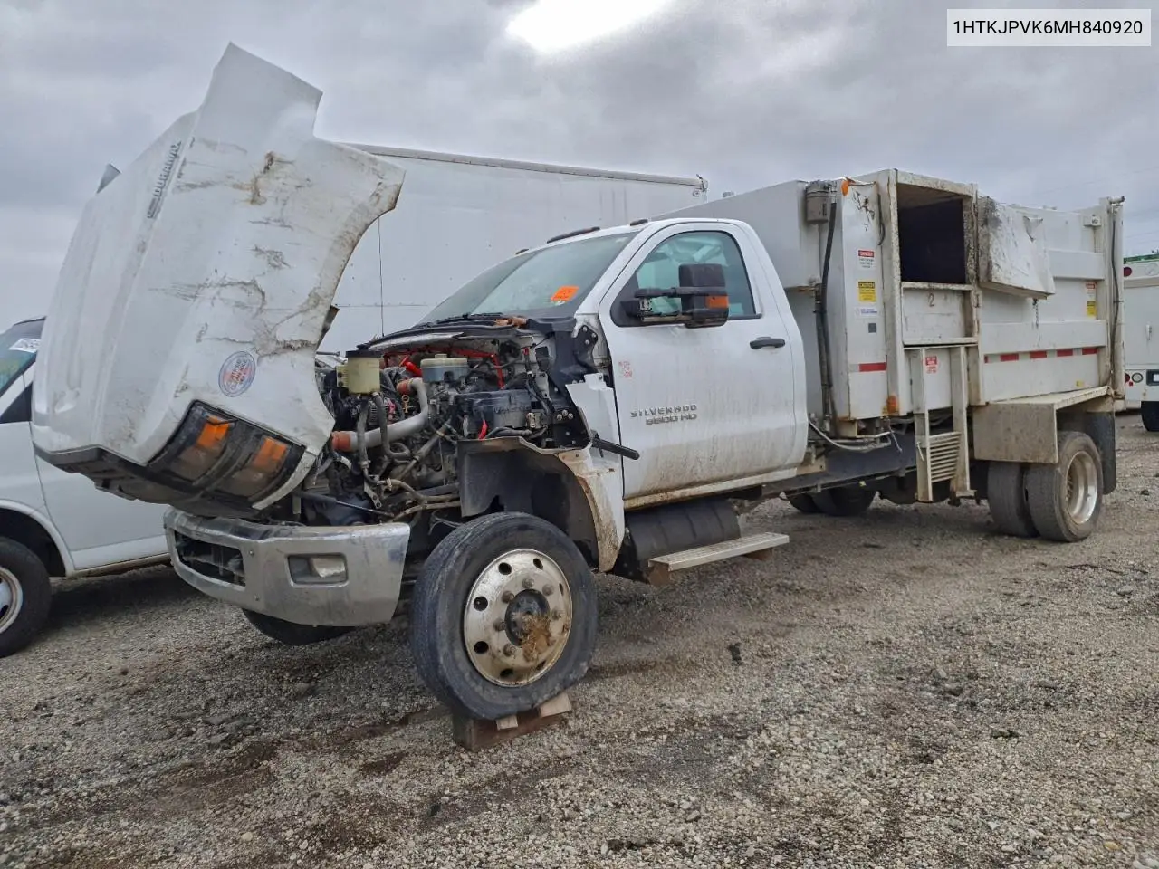 2021 Gm Refuse Truck VIN: 1HTKJPVK6MH840920 Lot: 93214495