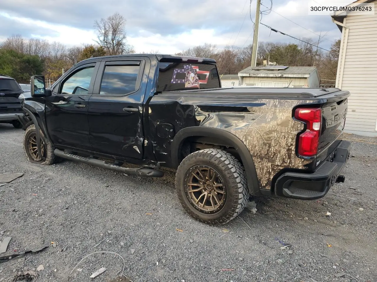 3GCPYCEL0MG376243 2021 Chevrolet Silverado K1500 Trail Boss Custom
