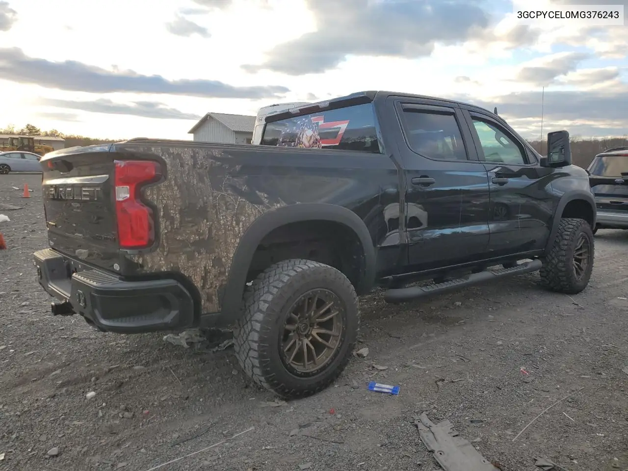 3GCPYCEL0MG376243 2021 Chevrolet Silverado K1500 Trail Boss Custom