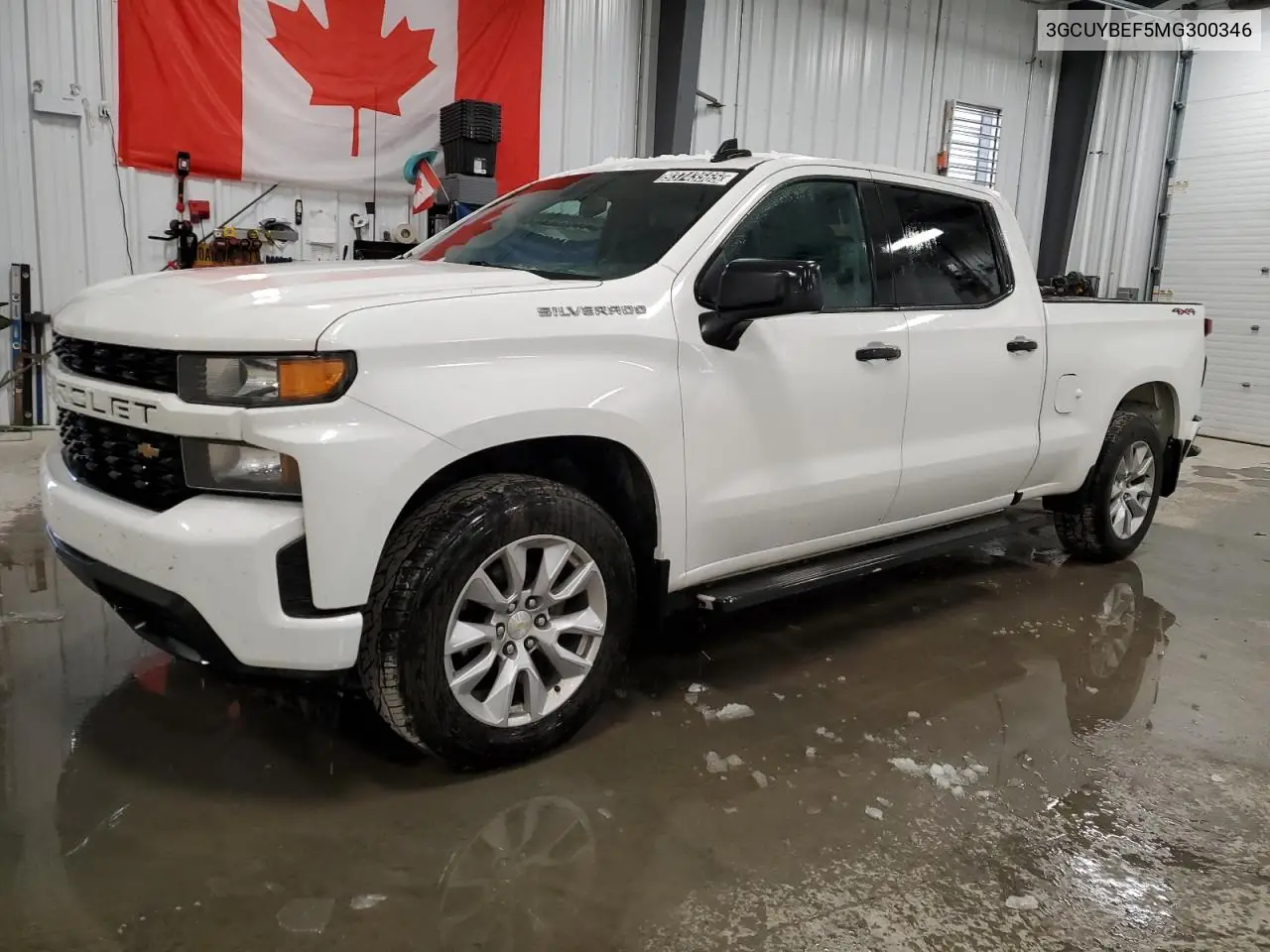 3GCUYBEF5MG300346 2021 Chevrolet Silverado K1500 Custom