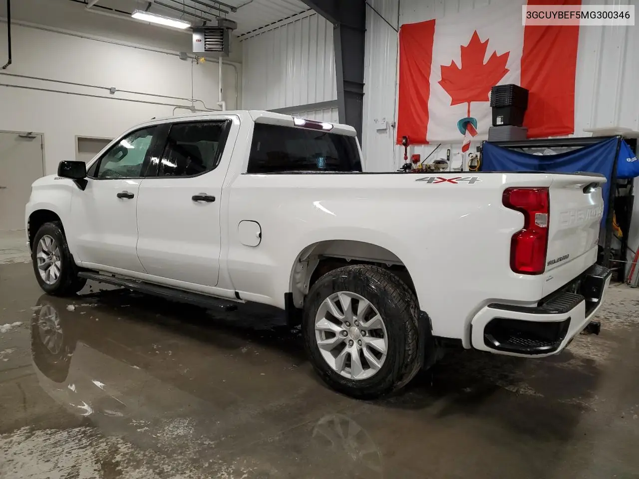 3GCUYBEF5MG300346 2021 Chevrolet Silverado K1500 Custom