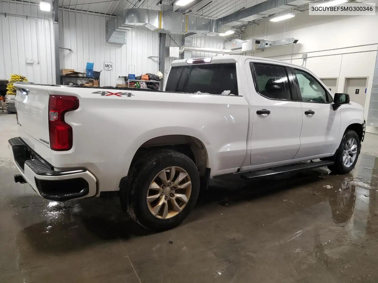 3GCUYBEF5MG300346 2021 Chevrolet Silverado K1500 Custom