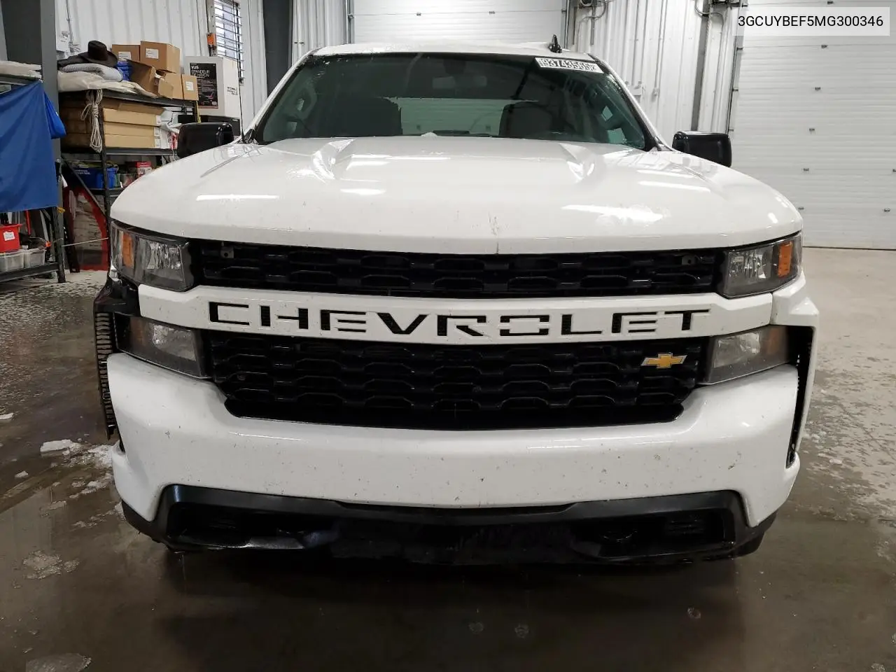 3GCUYBEF5MG300346 2021 Chevrolet Silverado K1500 Custom