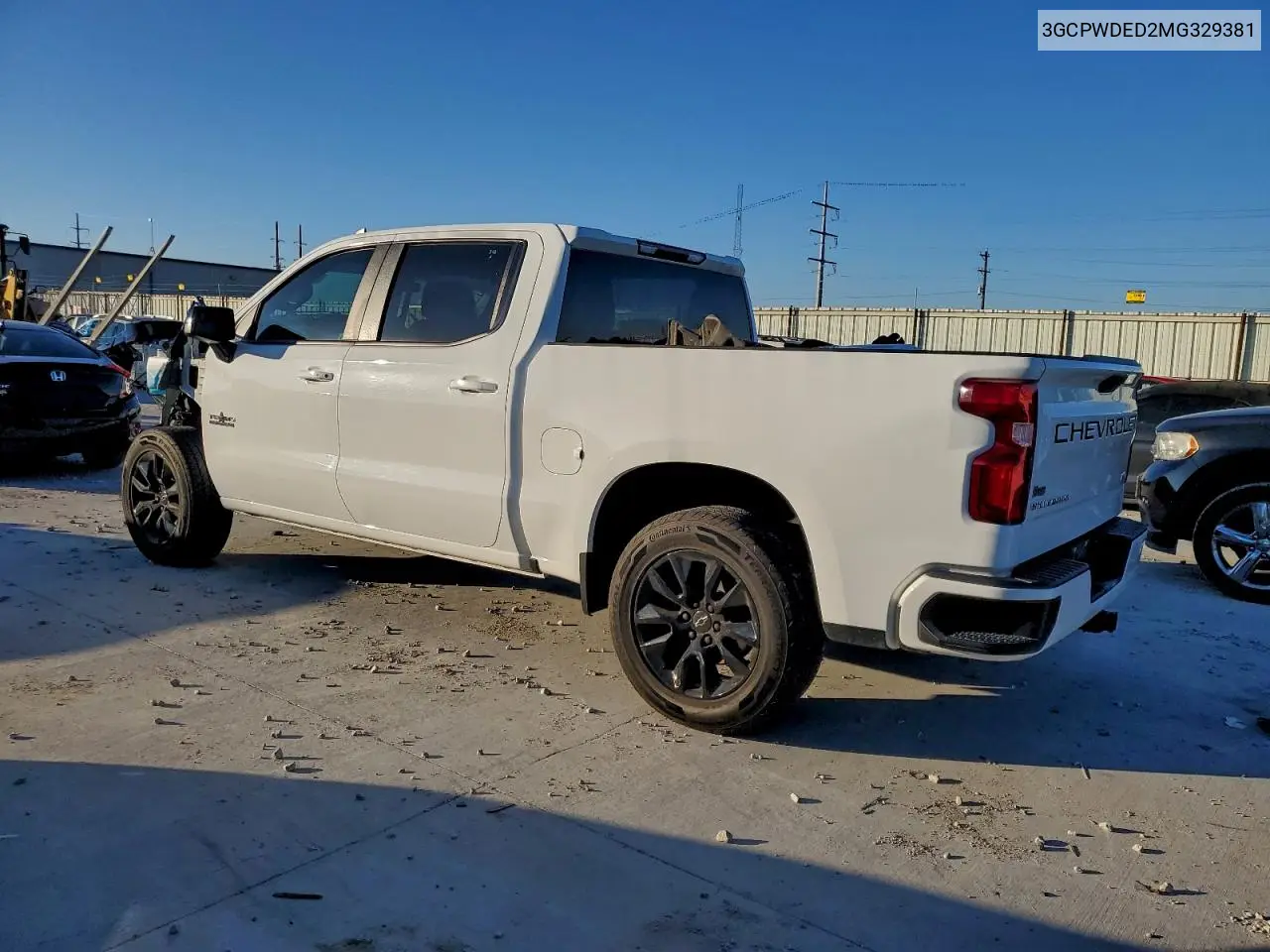 3GCPWDED2MG329381 2021 Chevrolet Silverado C1500 Rst