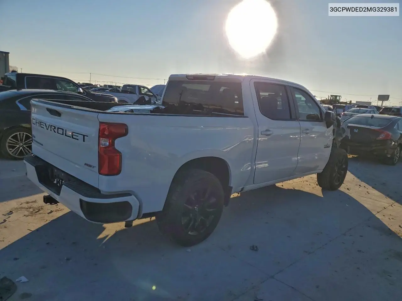 3GCPWDED2MG329381 2021 Chevrolet Silverado C1500 Rst