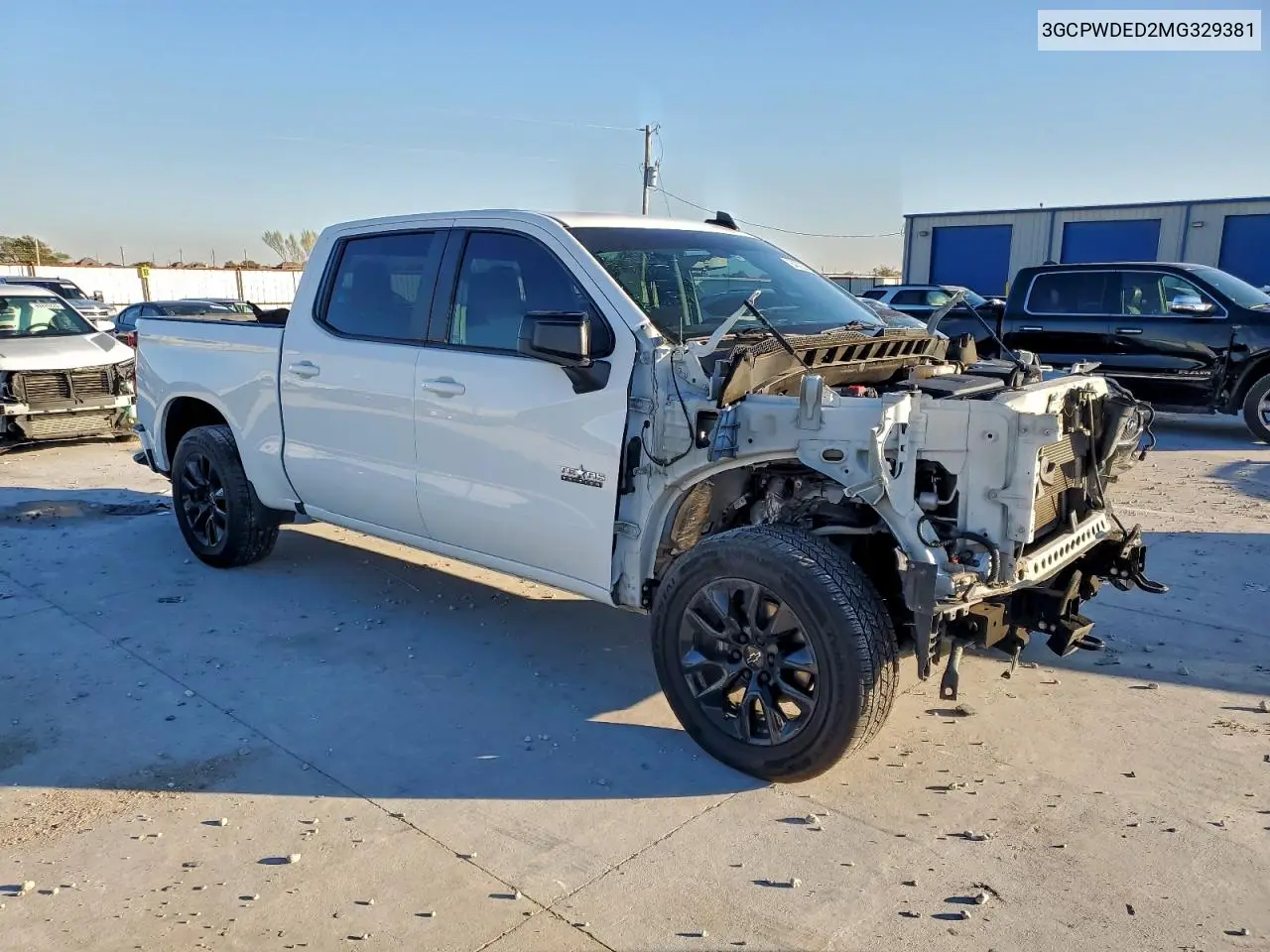 3GCPWDED2MG329381 2021 Chevrolet Silverado C1500 Rst