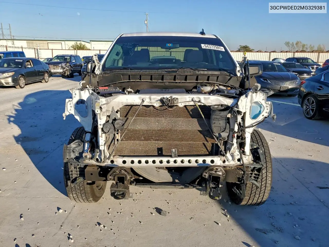 3GCPWDED2MG329381 2021 Chevrolet Silverado C1500 Rst