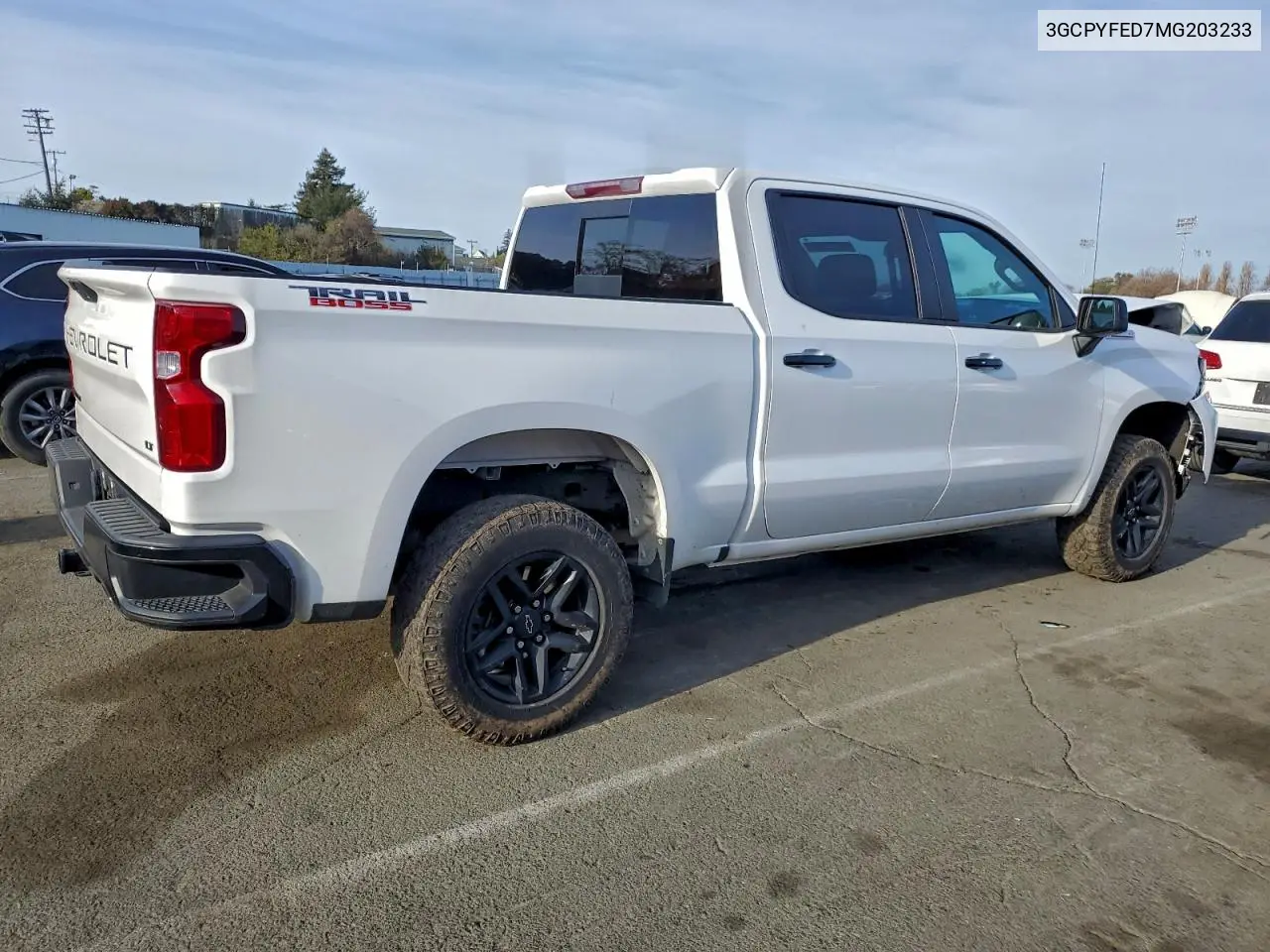 3GCPYFED7MG203233 2021 Chevrolet Silverado K1500 Lt Trail Boss