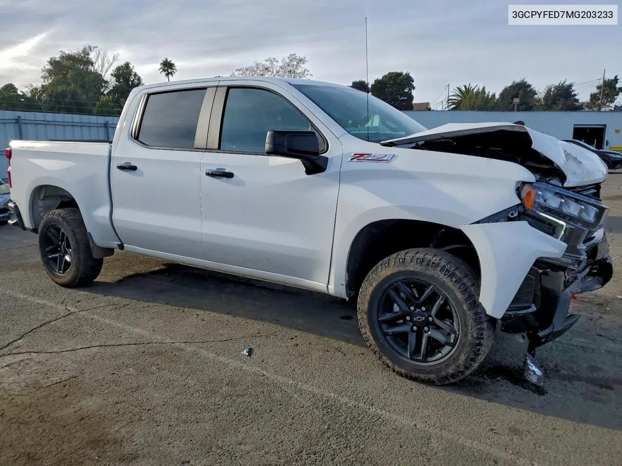 3GCPYFED7MG203233 2021 Chevrolet Silverado K1500 Lt Trail Boss