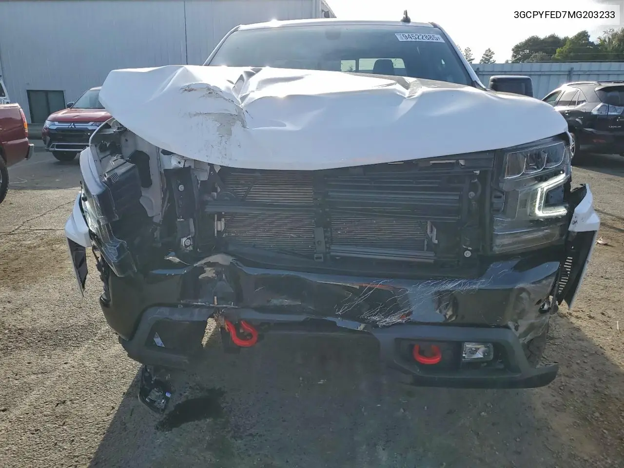 3GCPYFED7MG203233 2021 Chevrolet Silverado K1500 Lt Trail Boss