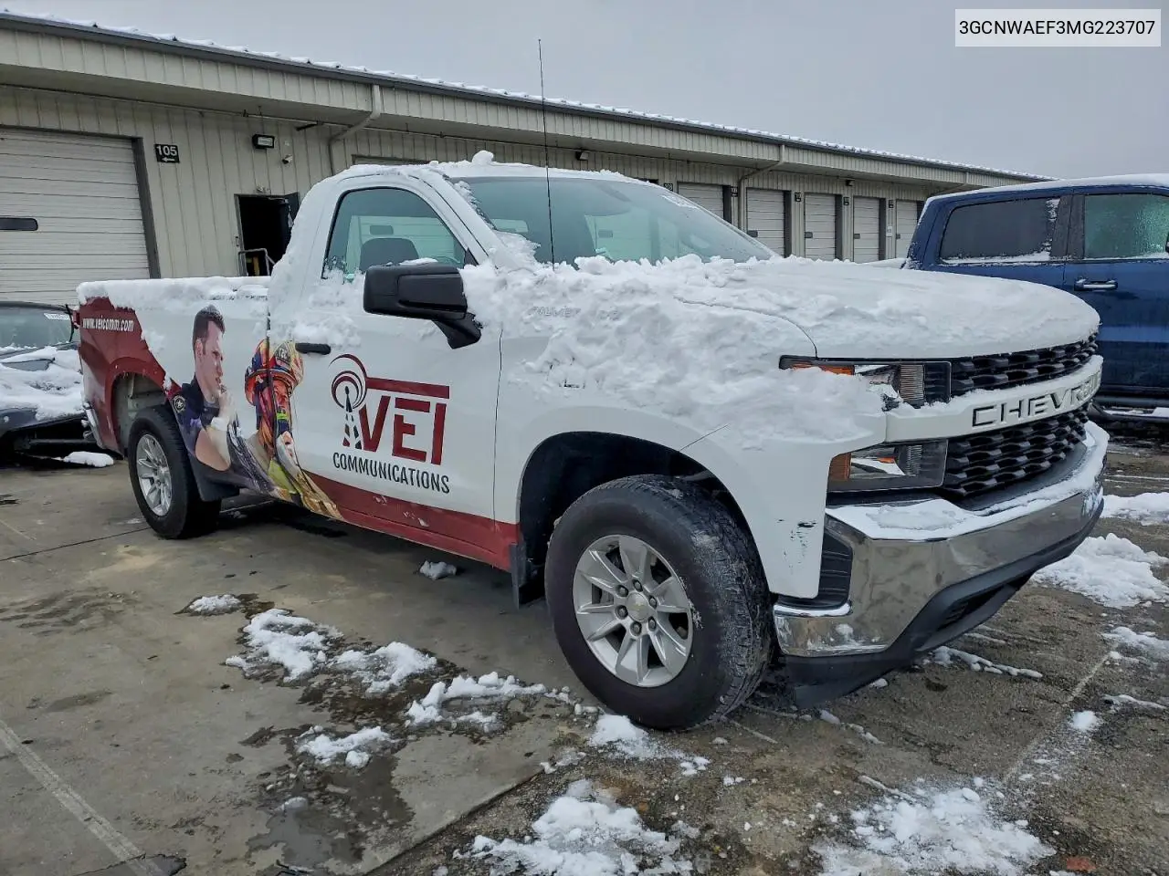 3GCNWAEF3MG223707 2021 Chevrolet Silverado C1500