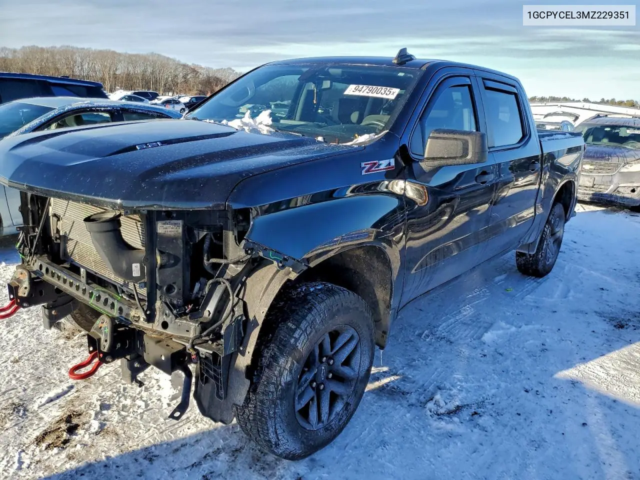 1GCPYCEL3MZ229351 2021 Chevrolet Silverado K1500 Trail Boss Custom