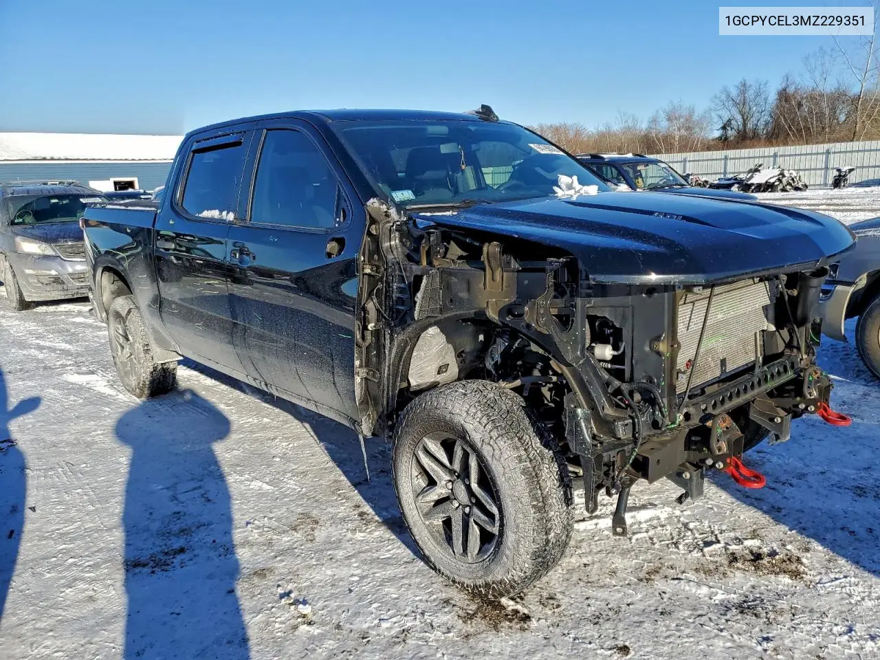 1GCPYCEL3MZ229351 2021 Chevrolet Silverado K1500 Trail Boss Custom