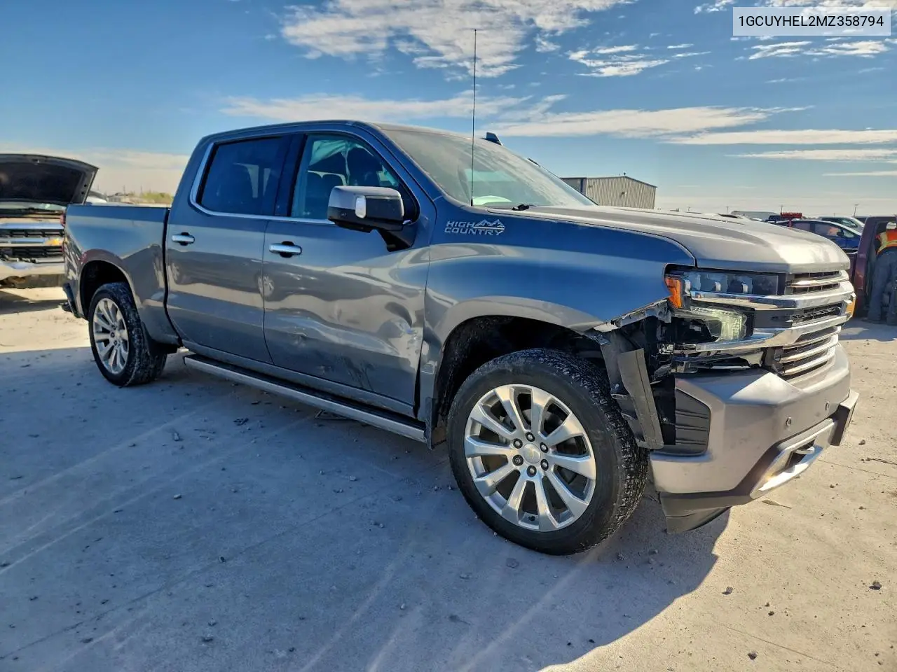1GCUYHEL2MZ358794 2021 Chevrolet Silverado K1500 High Country