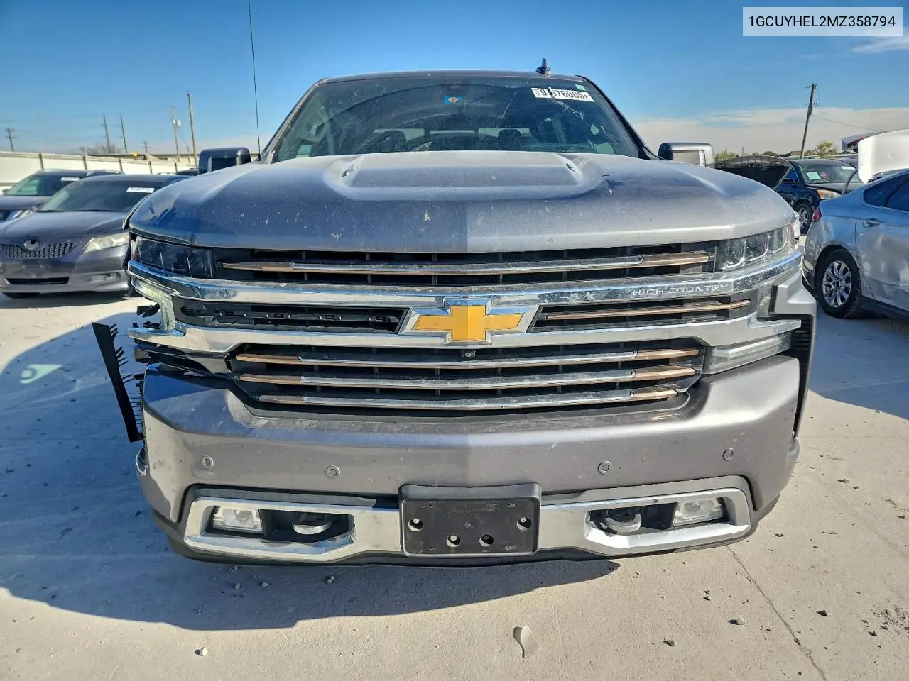 1GCUYHEL2MZ358794 2021 Chevrolet Silverado K1500 High Country
